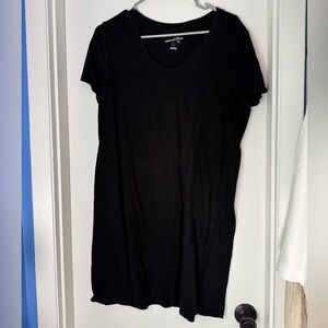 Target Women’s Universal Thread Black T Shirt Dress - Size Large - Gently Used